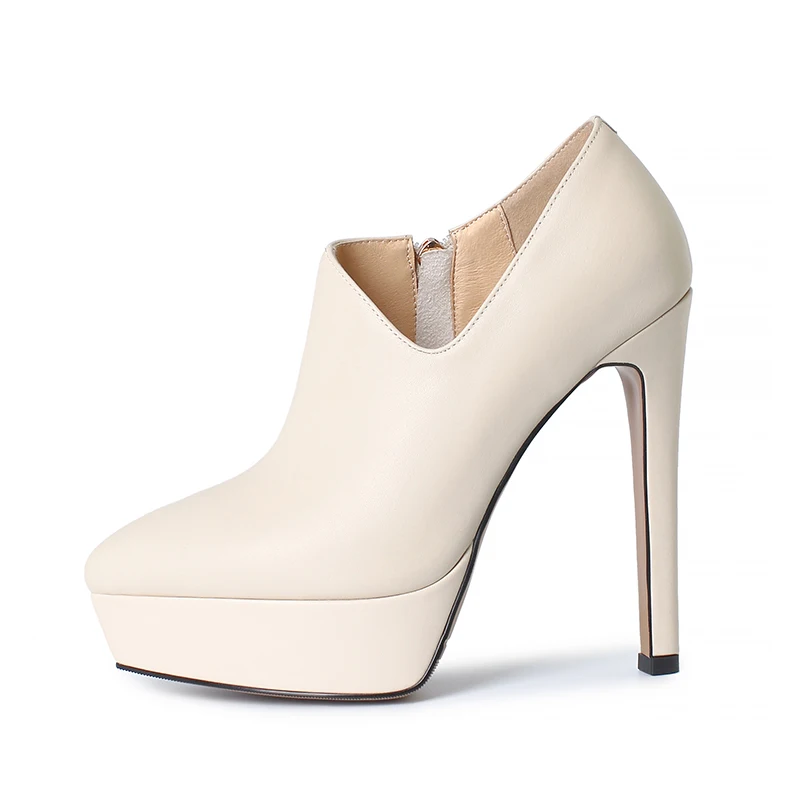 Arden Furtado cowhide Pointed to Platform Thin heels pumps Super high heel Side zipper Single shoe Commuter shoes large size 
Arden Furtado cowhide Pointed to Platform Thin heels pumps Super high heel Side zipper Single shoe Commuter shoes large size