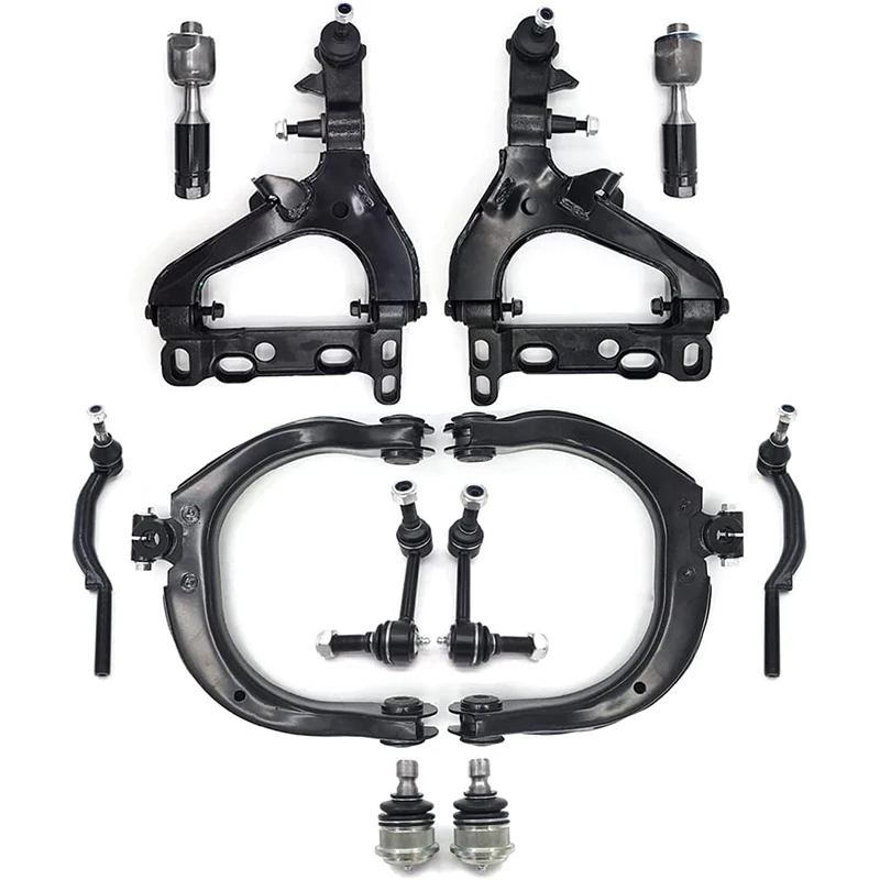 K640294 K640293 K6664 ES3675 ES3676 Front Suspension Kit Control Arm Set Replacement for Chevy Trailblazer GMC Envoy RAINIER
K640294 K640293 K6664 ES3675 ES3676 Front Suspension Kit Control Arm Set Replacement for Chevy Trailblazer GMC Envoy RAINIER