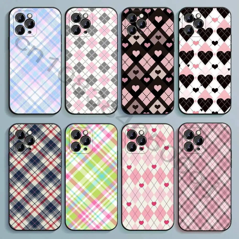 Plaid Black Soft TPU Phone Case For iPhone 17 16 15 14 13 12 11 Pro Max Mini Plus E Shell Printed
Plaid Black Soft TPU Phone Case For iPhone 17 16 15 14 13 12 11 Pro Max Mini Plus E Shell Printed