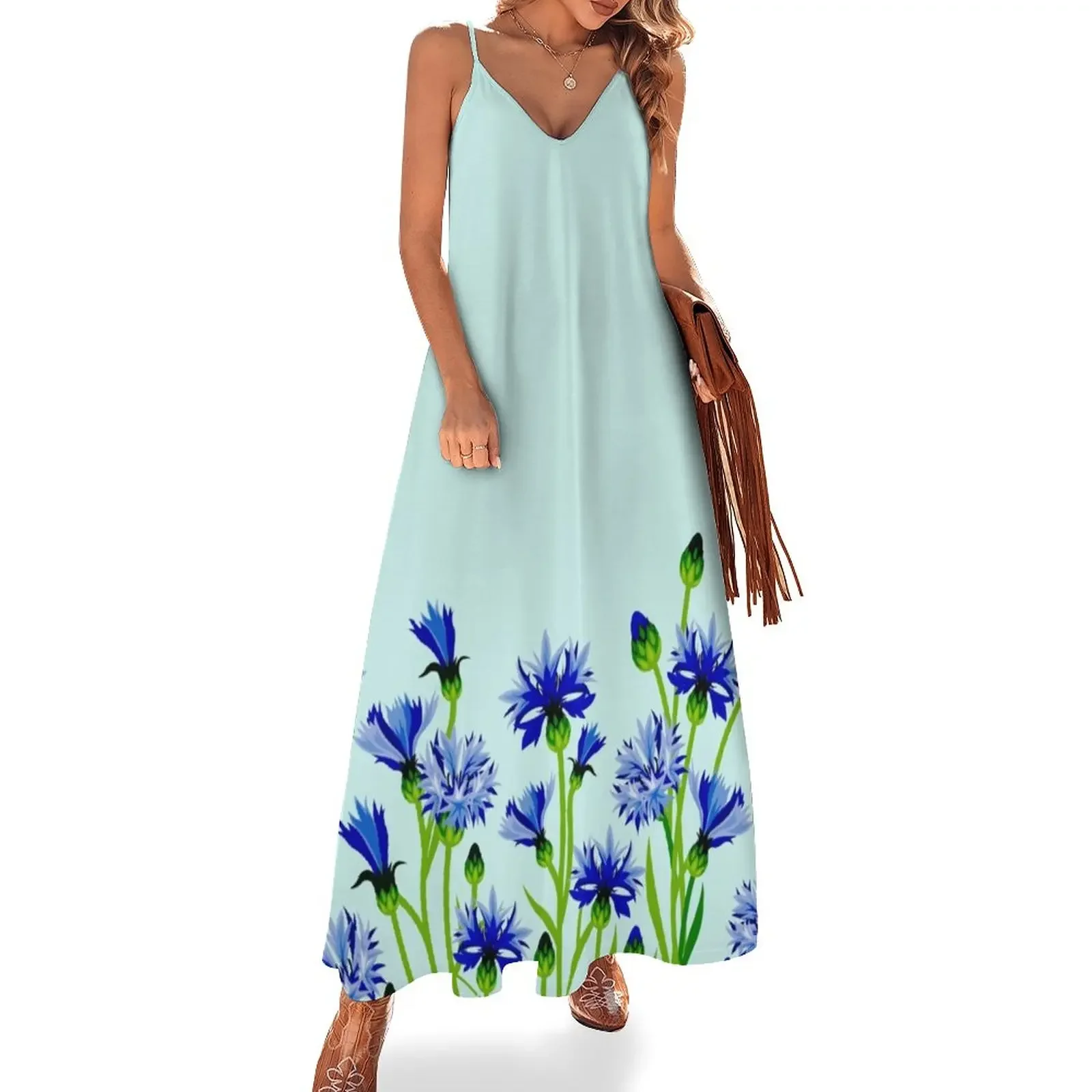 Blue Cornflower - Cornflowers Floral Artwork With Spring and Summer Feel Sleeveless Dress dress women summer 2025 prom dresses
Blue Cornflower - Cornflowers Floral Artwork With Spring and Summer Feel Sleeveless Dress dress women summer 2025 prom dresses