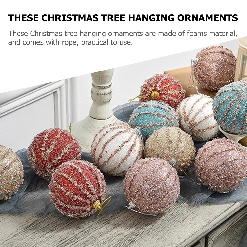 5 Pcs Christmas Tree Hanging naments Xmas Balls Decorations Rhinestones Pendant Festive DIY Foam Christmas Decors Tabletop
5 Pcs Christmas Tree Hanging naments Xmas Balls Decorations Rhinestones Pendant Festive DIY Foam Christmas Decors Tabletop