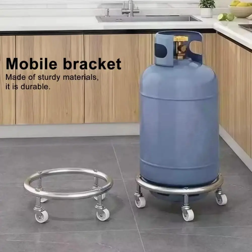Stainless Steel Cylinder Gas Bottle Mobile Bracket Moveable Wheels Caster Wheels Cylinder Mobile Stand Tray Stabilizer
Stainless Steel Cylinder Gas Bottle Mobile Bracket Moveable Wheels Caster Wheels Cylinder Mobile Stand Tray Stabilizer