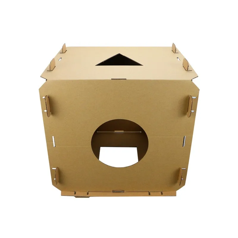 Corrugated cat litter carton Portable wear-resistant cat puppy pet box Corrugated fun cat scratching board
Corrugated cat litter carton Portable wear-resistant cat puppy pet box Corrugated fun cat scratching board
