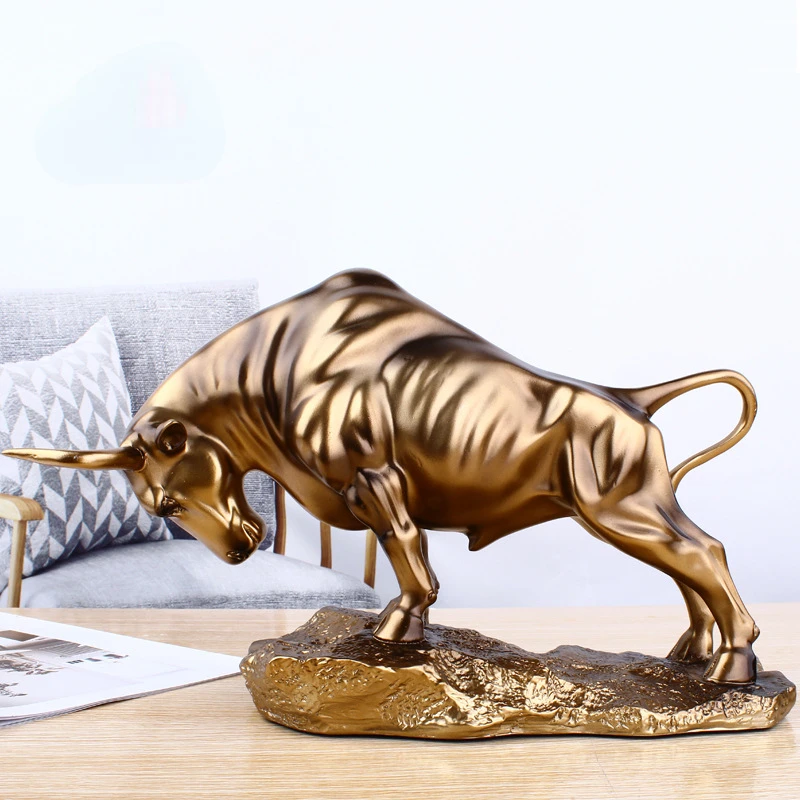 Resin crafts European Bull Qi Soars to the Sky Decorative ornaments for home wine cabinets Living room office decoration
Resin crafts European Bull Qi Soars to the Sky Decorative ornaments for home wine cabinets Living room office decoration