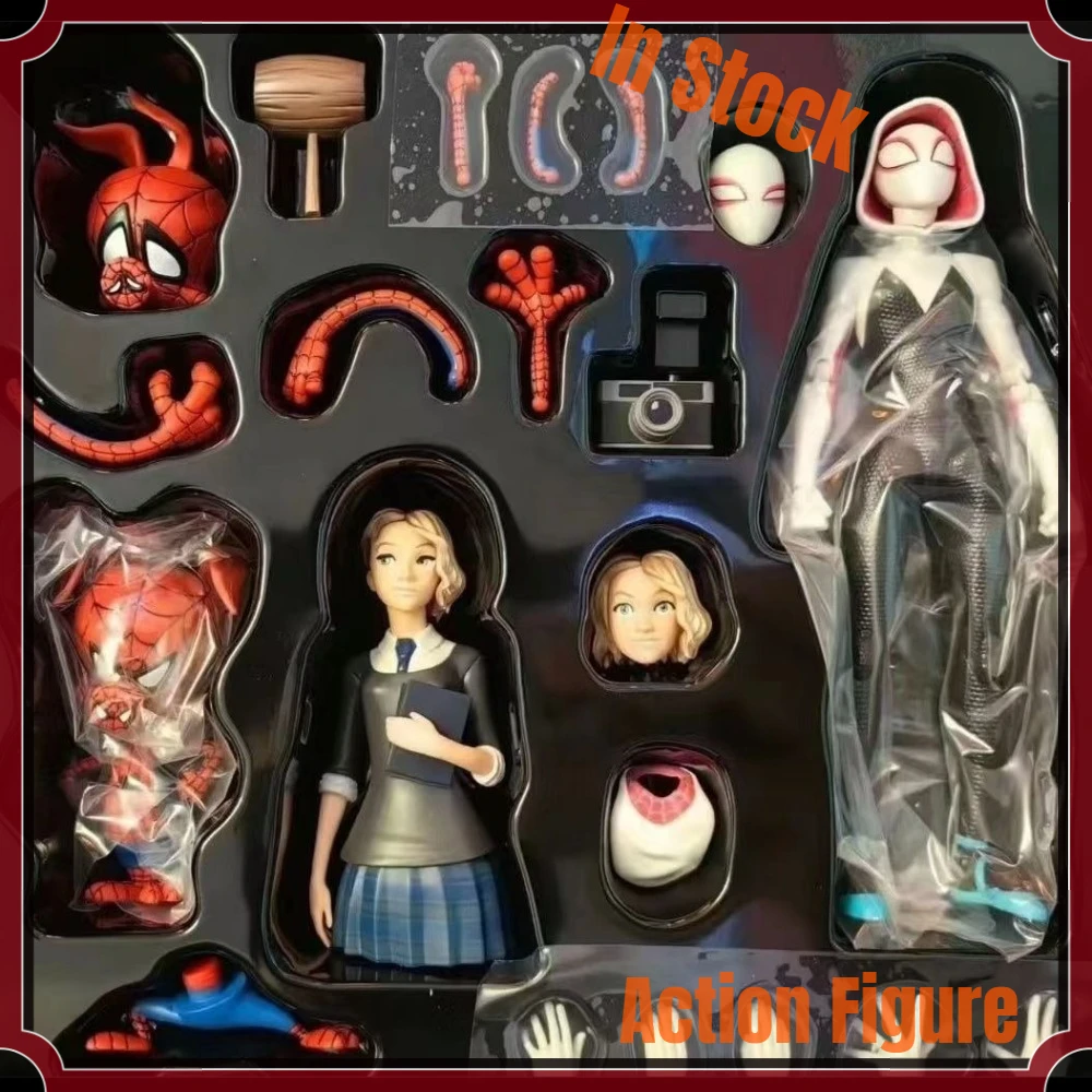Gwen Stacy Spider-Gwen Marvel Spider-Man Into the Spider-Verse Articulated PVC Action Figure Boxed Collectible Display Model
Gwen Stacy Spider-Gwen Marvel Spider-Man Into the Spider-Verse Articulated PVC Action Figure Boxed Collectible Display Model