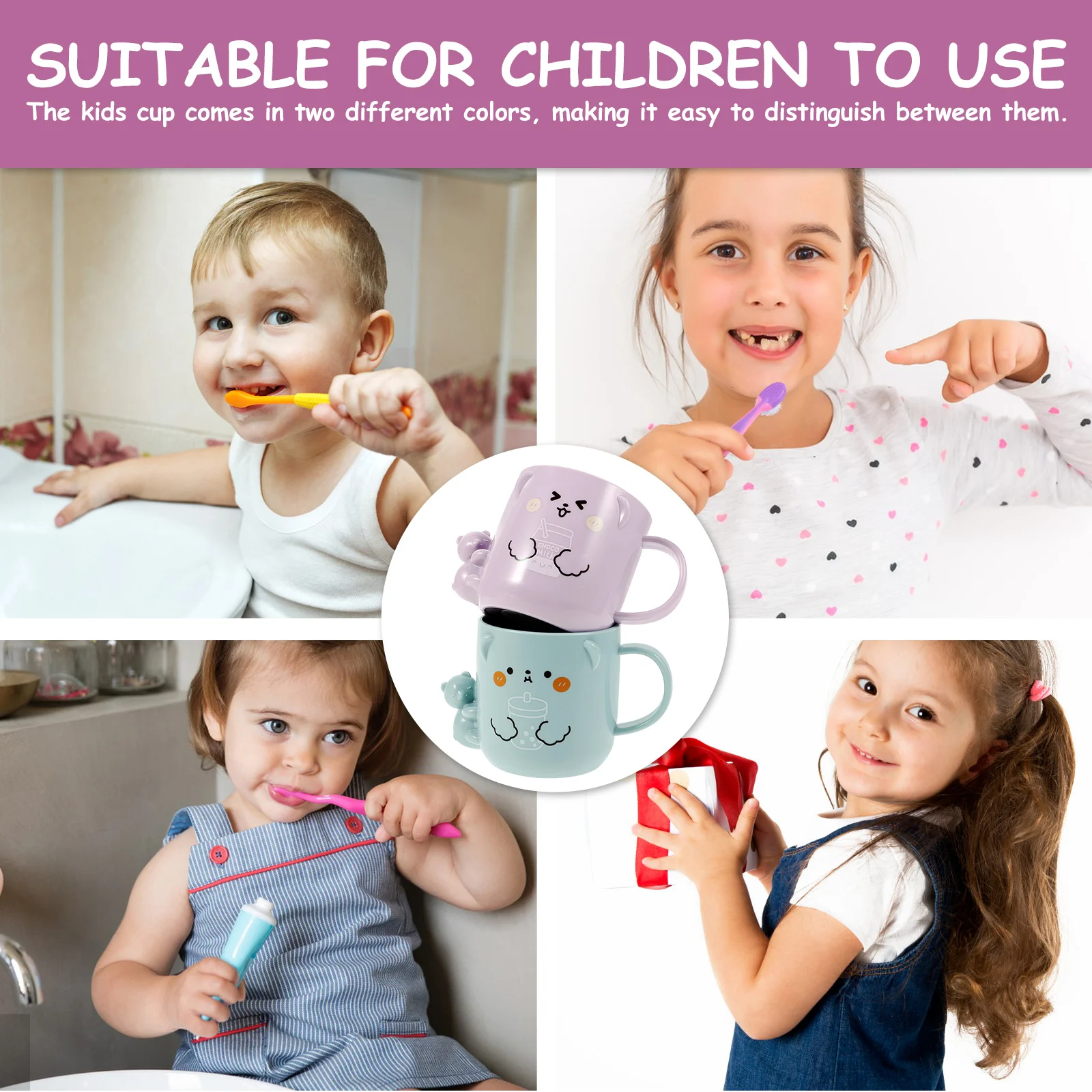 2 Pcs Cartoon Mouthwash Cup Cute Cups Kids Bathroom Reusable Brush Tooth Toothpaste
2 Pcs Cartoon Mouthwash Cup Cute Cups Kids Bathroom Reusable Brush Tooth Toothpaste