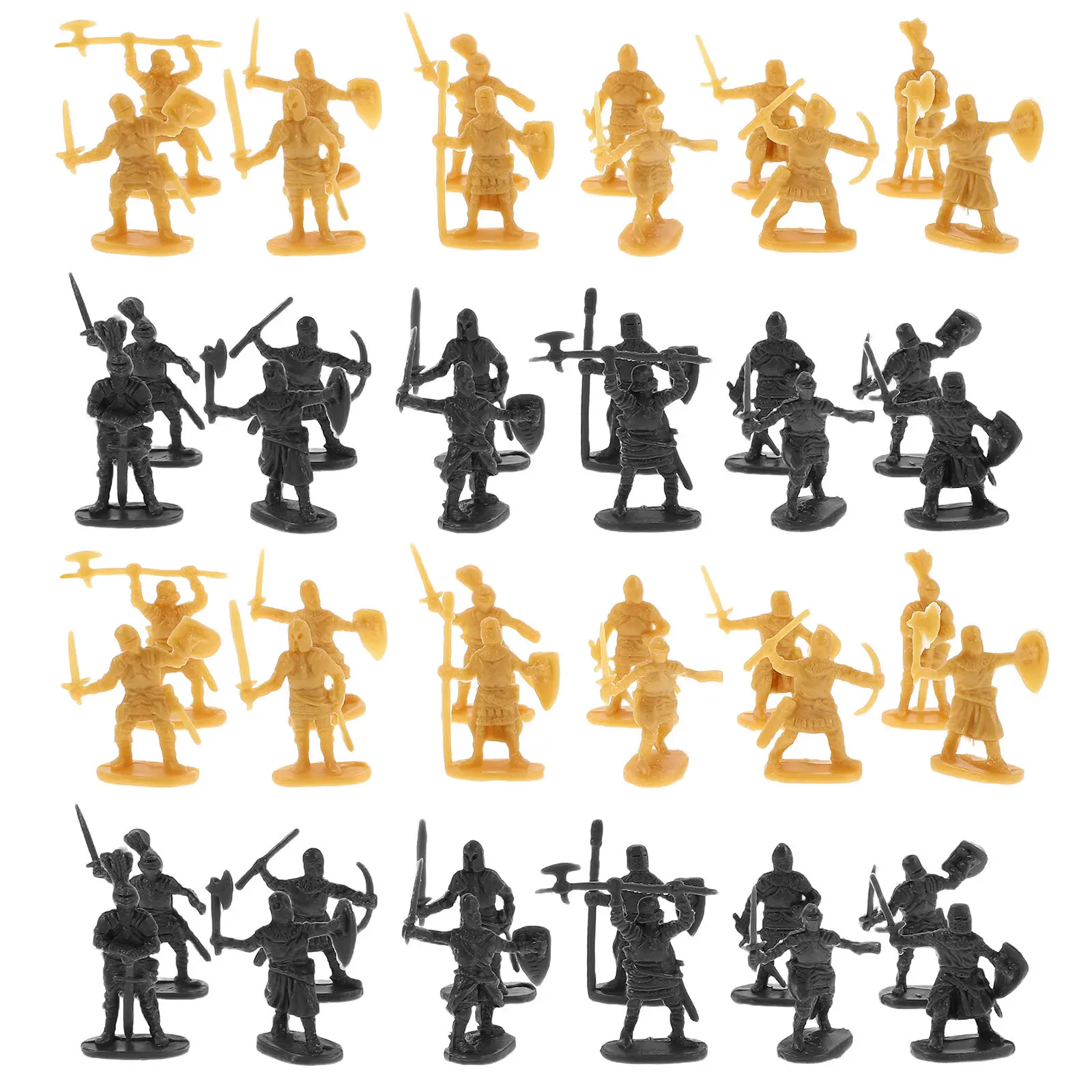 400Pcs Medieval Soldier Miniature Knights Detailed Plastic Figures for Creative Play Party Decorations Cake Toppers
400Pcs Medieval Soldier Miniature Knights Detailed Plastic Figures for Creative Play Party Decorations Cake Toppers