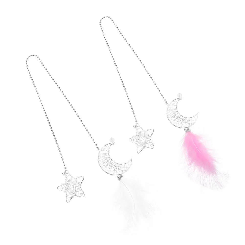 2Pcs Dream Catcher Ornament Car Charm Rear View Mirror Decor Metal Stars Moons Unique Design Hanging Car Accessories
2Pcs Dream Catcher Ornament Car Charm Rear View Mirror Decor Metal Stars Moons Unique Design Hanging Car Accessories