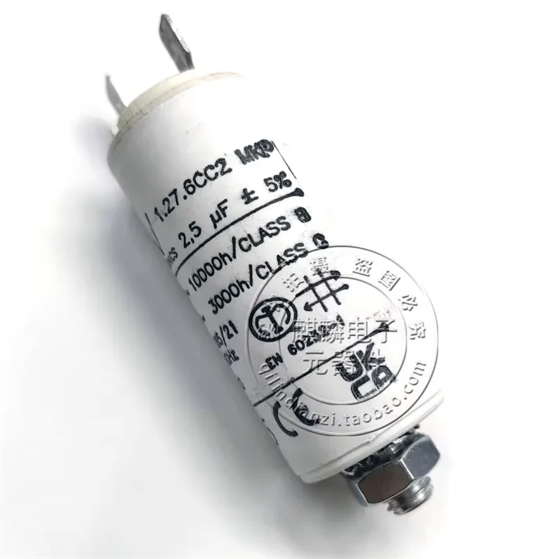 Импортный оригинальный пусковой конденсатор AV Arcotronics MKP 1.27.6CC2 2,5 мкФ 420 В-470 В
Импортный оригинальный пусковой конденсатор AV Arcotronics MKP 1.27.6CC2 2,5 мкФ 420 В-470 В