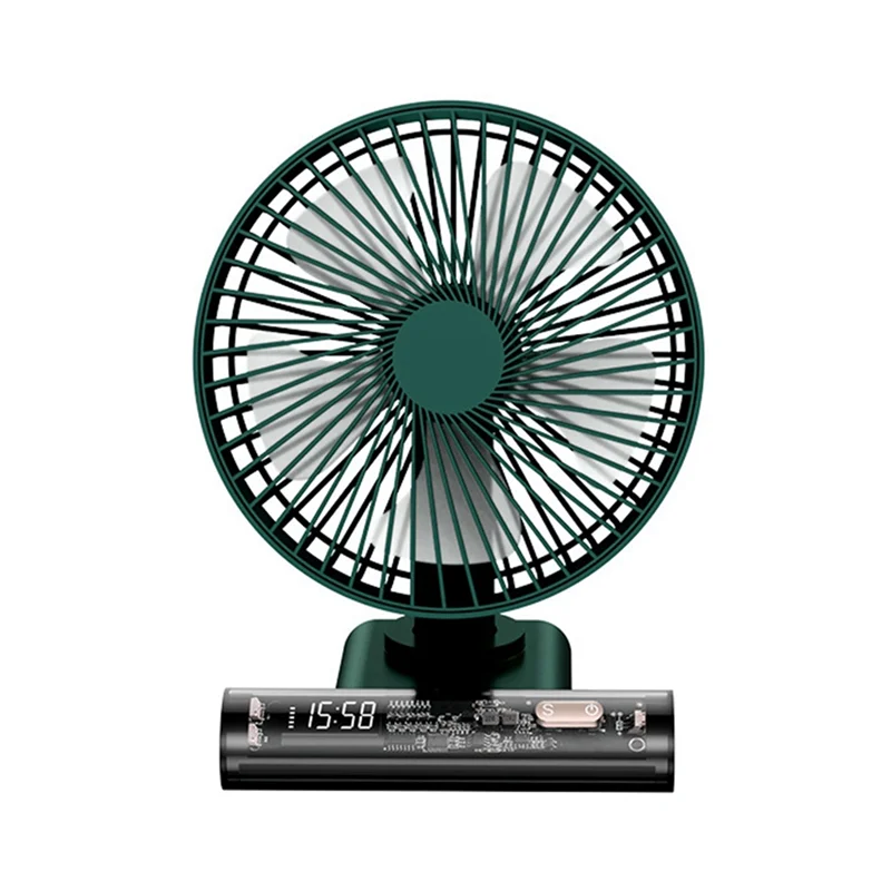 ABMR-New Desktop Fan USB Mini Fan Portable Office Clock Swing Small Fan Long Battery Life Fan
ABMR-New Desktop Fan USB Mini Fan Portable Office Clock Swing Small Fan Long Battery Life Fan