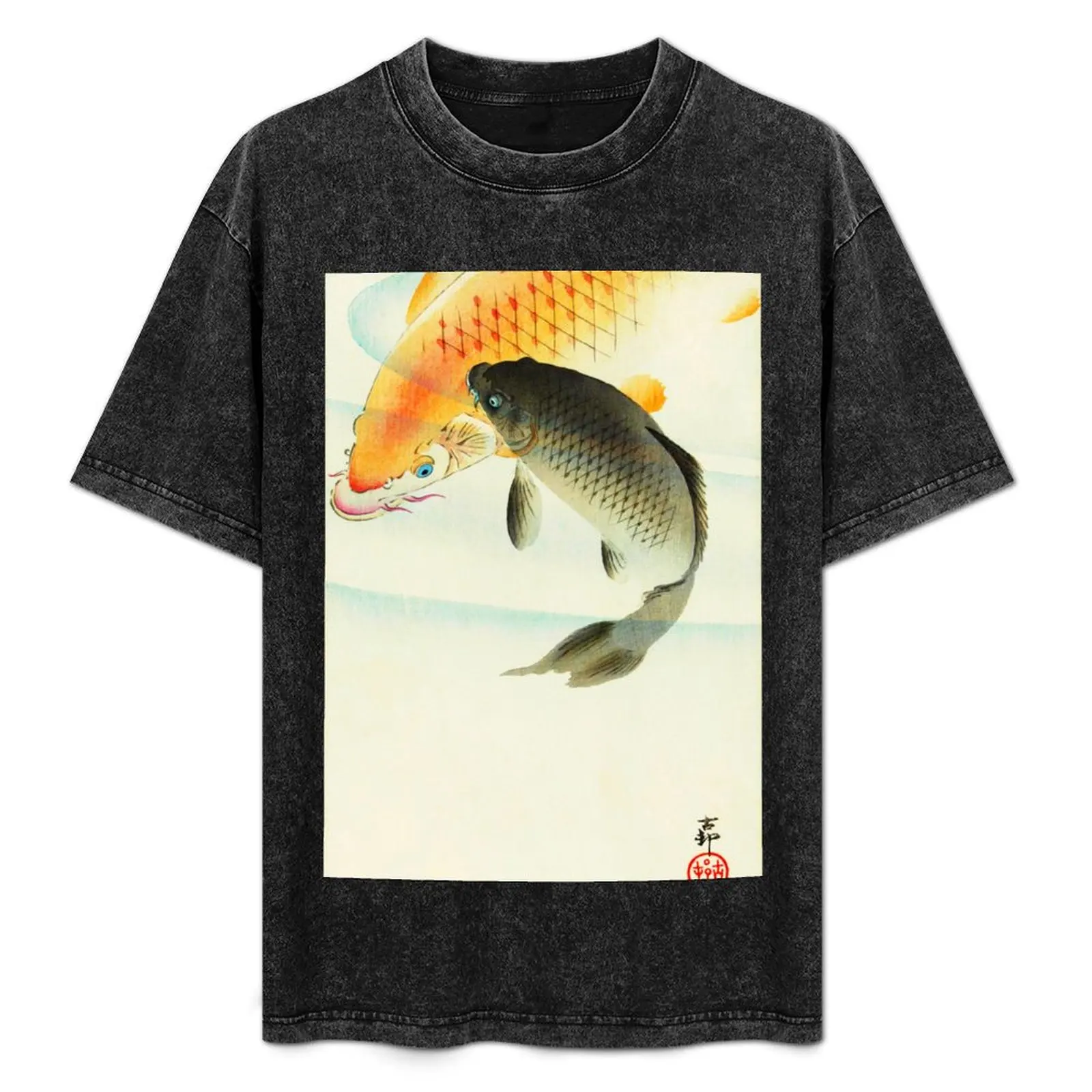 Two carp (1900 - 1930) by Ohara Koson T-Shirt cute tops valentines boutique clothes cute clothes Men's clothing
Two carp (1900 - 1930) by Ohara Koson T-Shirt cute tops valentines boutique clothes cute clothes Men's clothing
