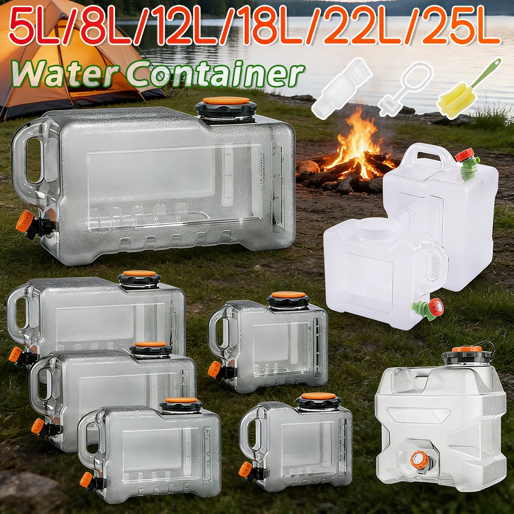 Camping Water Container Water Tank Portable BPA Free Water Bucket Food-Grade PE for Outdoor Camping/Hiking Emergency Storage
Camping Water Container Water Tank Portable BPA Free Water Bucket Food-Grade PE for Outdoor Camping/Hiking Emergency Storage