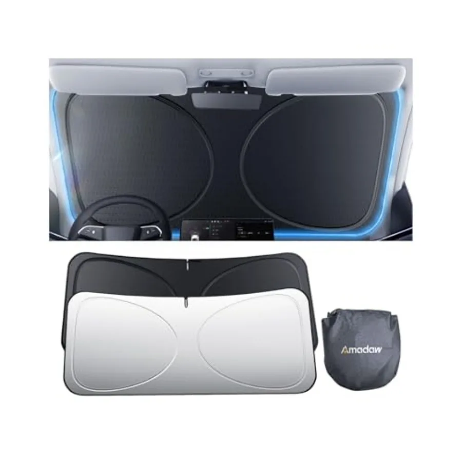 Windshield Sun Shade for Toyota Tacoma, Honda HR-V/Accord, Ford Maverick/Bronco Sport, Colorado, ect for 2000-2026 uti-ayer UV
Windshield Sun Shade for Toyota Tacoma, Honda HR-V/Accord, Ford Maverick/Bronco Sport, Colorado, ect for 2000-2026 uti-ayer UV