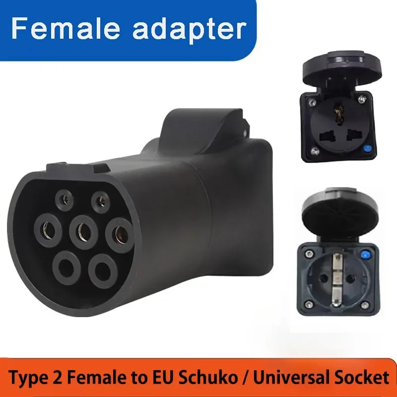 75Ω 470Ω 2KΩ 2.7KΩ V2L Type 2 Female to EU Schuko / Universal Socket EV Car Discharge Converter Adapter Power Supply Station
75Ω 470Ω 2KΩ 2.7KΩ V2L Type 2 Female to EU Schuko / Universal Socket EV Car Discharge Converter Adapter Power Supply Station
