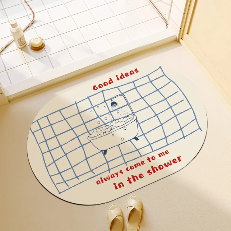 VIKAMA ins Fun Korean Style Bathroom Floor Mat Bathroom Bath Front Anti slip Water absorbing Foot Mat Shower Room Home Decor
VIKAMA ins Fun Korean Style Bathroom Floor Mat Bathroom Bath Front Anti slip Water absorbing Foot Mat Shower Room Home Decor