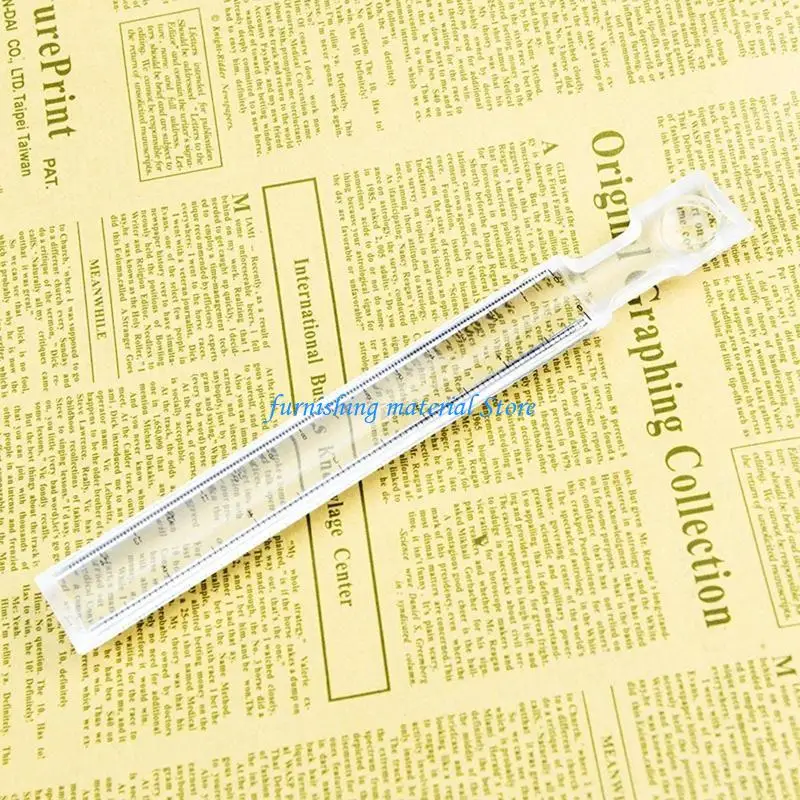 Y5GD Mini Pocket Ruler 2X Magnifier bar 6" with 140 mm Scale Acrylic Glass Multipurpose Clear Magnifier Bar Useful
Y5GD Mini Pocket Ruler 2X Magnifier bar 6" with 140 mm Scale Acrylic Glass Multipurpose Clear Magnifier Bar Useful