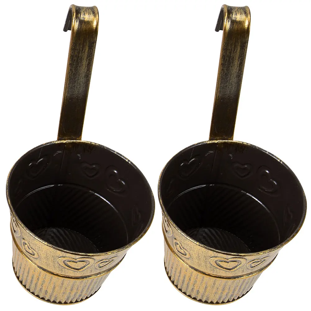 2pcs Hanging Flower Pot Iron Vintage Guardrail Planter Bucket Balcony Garden Yard Fencing Display Safe Durable
2pcs Hanging Flower Pot Iron Vintage Guardrail Planter Bucket Balcony Garden Yard Fencing Display Safe Durable