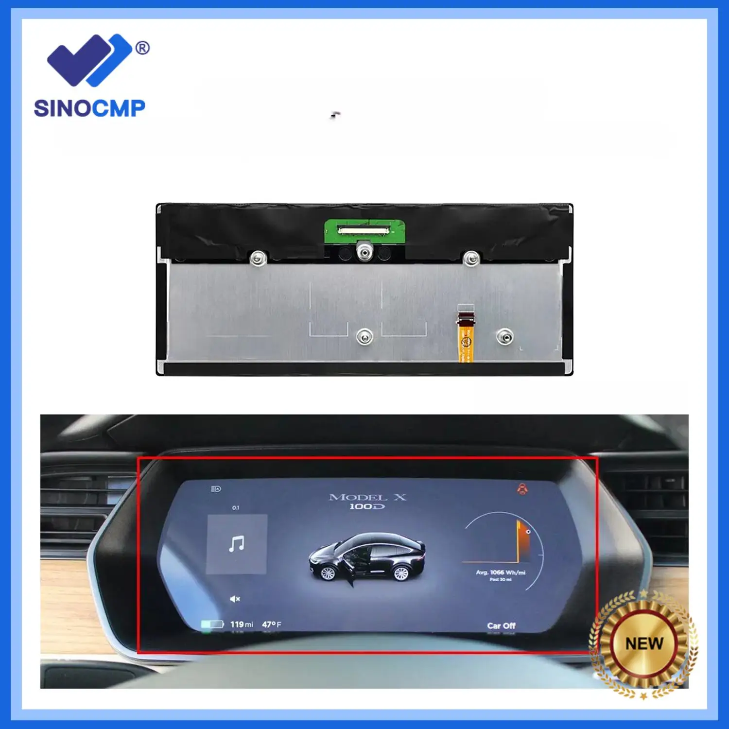 1pc 12.3" Display Digital Instrument Cluster For Tesla Model S S2 X GEN 2 2014-2021 LA123WF1(SL)(01) New Auto Parts
1pc 12.3" Display Digital Instrument Cluster For Tesla Model S S2 X GEN 2 2014-2021 LA123WF1(SL)(01) New Auto Parts