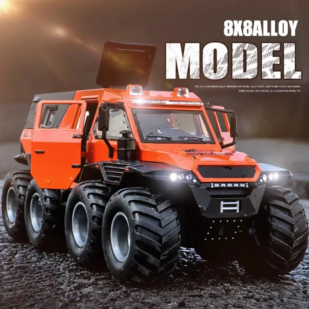 1:32 Русский Avtoros Shaman 8x8 ATV Модель из сплава Игрушки Моделирование автомобиля Металлический литой под давлением Звук и свет Транспортные средства Коллекция для мальчиков Подарки
1:32 Русский Avtoros Shaman 8x8 ATV Модель из сплава Игрушки Моделирование автомобиля Металлический литой под давлением Звук и свет Транспортные средства Коллекция для мальчиков Подарки