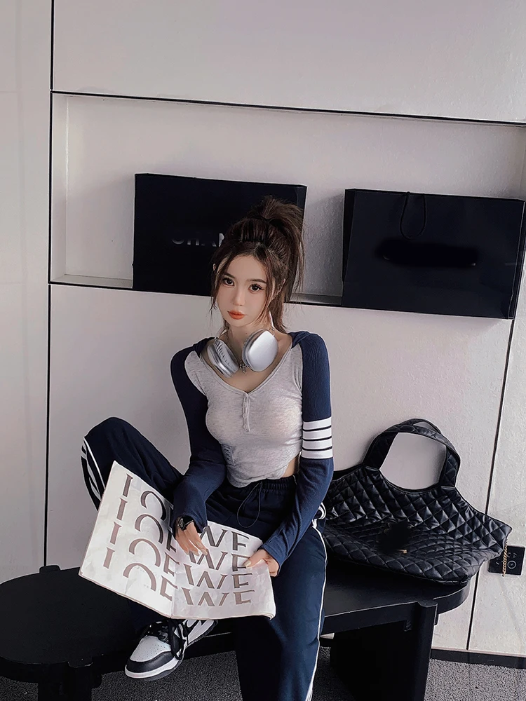 Aviva on Earth American Sle oulder Insert Long Sve ort Base irt Women's Sweet And Spicy Pure Desire Street Sle K...
Aviva on Earth American Sle oulder Insert Long Sve ort Base irt Women's Sweet And Spicy Pure Desire Street Sle K...