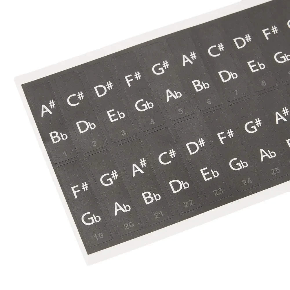 Обучающие прозрачные ламинированные наклейки для музыкальной клавиатуры, совместимые с 88/61/54/949 клавишами, улучшают впечатления обучения
Обучающие прозрачные ламинированные наклейки для музыкальной клавиатуры, совместимые с 88/61/54/949 клавишами, улучшают впечатления обучения