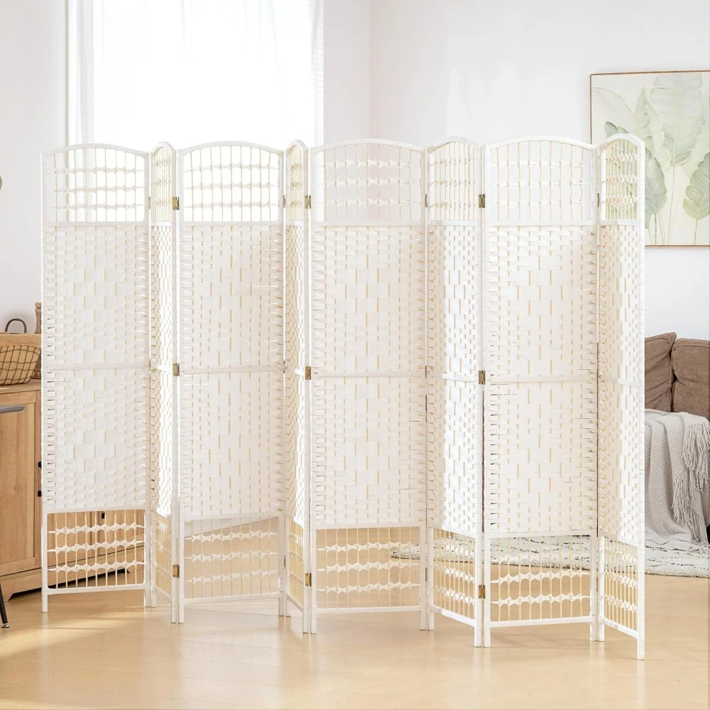 8 Panel Room Divider, Folding Privacy Screen, 5.6' Room Separator, Wave Fiber Freestanding Partition Wall Divider, Customized
8 Panel Room Divider, Folding Privacy Screen, 5.6' Room Separator, Wave Fiber Freestanding Partition Wall Divider, Customized