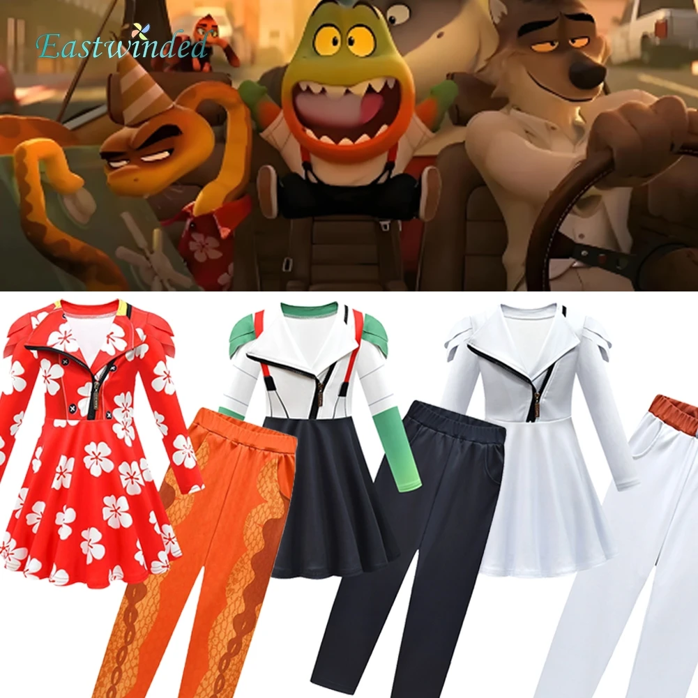 Movie Bad Guys Cosplay Kids Costume Mr. Snake Mr. Wolf Mr. Piranha Roleplay Dress Pants Outfits Girls Halloween Carnival Party
Movie Bad Guys Cosplay Kids Costume Mr. Snake Mr. Wolf Mr. Piranha Roleplay Dress Pants Outfits Girls Halloween Carnival Party