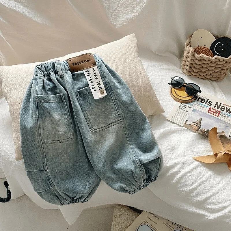 Kids Boys Jeans 2025 Spring And Autumn New Fashionable Elastic Pants Children's Wear Boys Loose Thin Jeans Children's Trousers 8
Kids Boys Jeans 2025 Spring And Autumn New Fashionable Elastic Pants Children's Wear Boys Loose Thin Jeans Children's Trousers 8