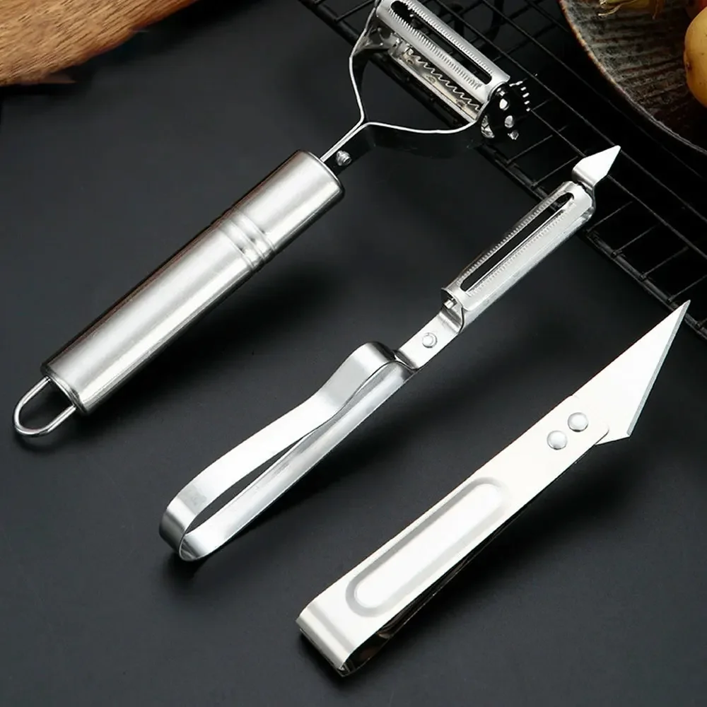 JJYY Stainless Steel Peeling Knife Set Fruit Carrot Grater Kitchen Multi-Melon Peeler Potato Peeler Effortless Peeling
JJYY Stainless Steel Peeling Knife Set Fruit Carrot Grater Kitchen Multi-Melon Peeler Potato Peeler Effortless Peeling