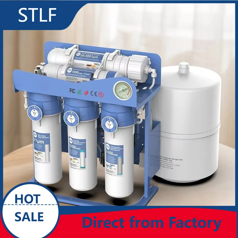 CE Housing 5-Stage 75GPD Under Sink Water Filter with 3.2G Tank OEM
CE Housing 5-Stage 75GPD Under Sink Water Filter with 3.2G Tank OEM