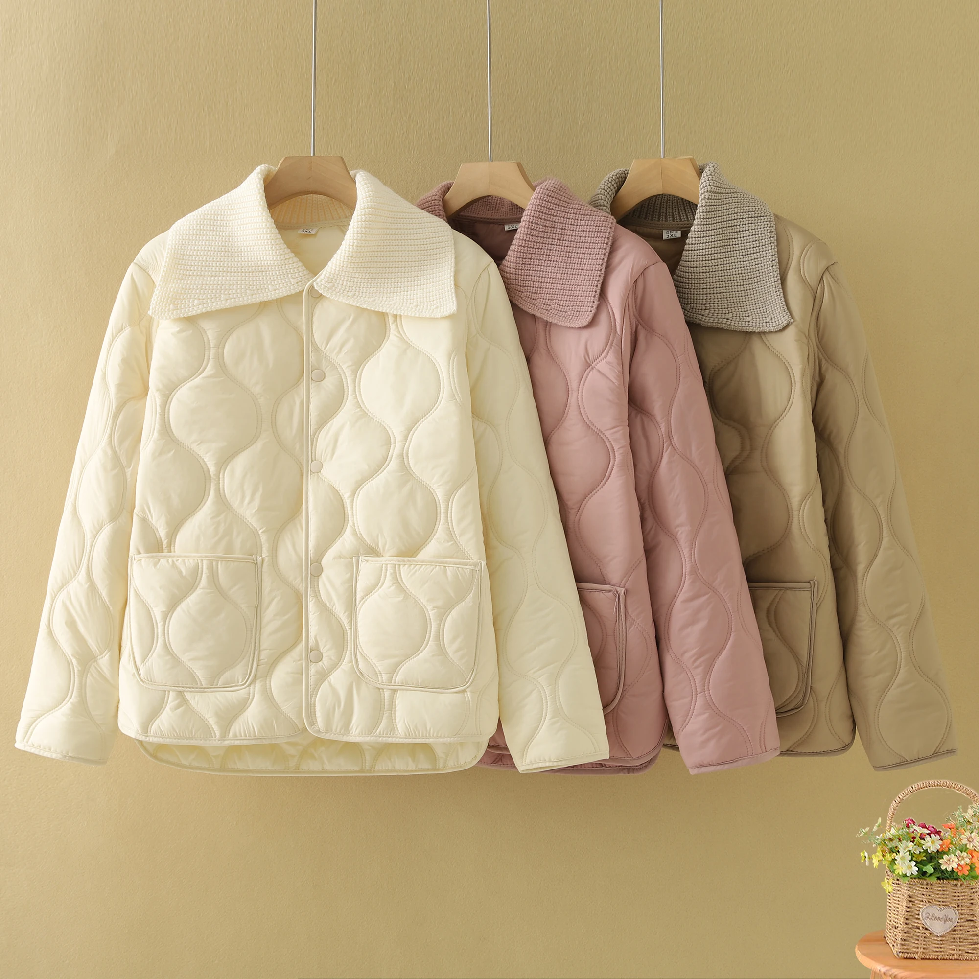 Новинка 2025 года, верхняя одежда из хлопкового джета Thiened для женщин среднего возраста и ли, для улицы, из полиэфирного волокна, художественная, обычная, L... 
Новинка 2025 года, верхняя одежда из хлопкового джета Thiened для женщин среднего возраста и ли, для улицы, из полиэфирного волокна, художественная, обычная, L...