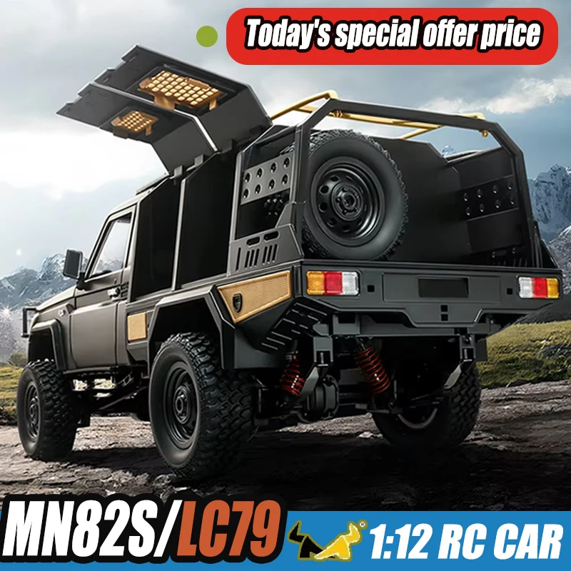 MN82S 4WD Off-road Climbing Remote Control Car 1/12 Rc Cars for Adults Model ToyFor Kids Gifts Rc Truck Full Scale Off-road
MN82S 4WD Off-road Climbing Remote Control Car 1/12 Rc Cars for Adults Model ToyFor Kids Gifts Rc Truck Full Scale Off-road
