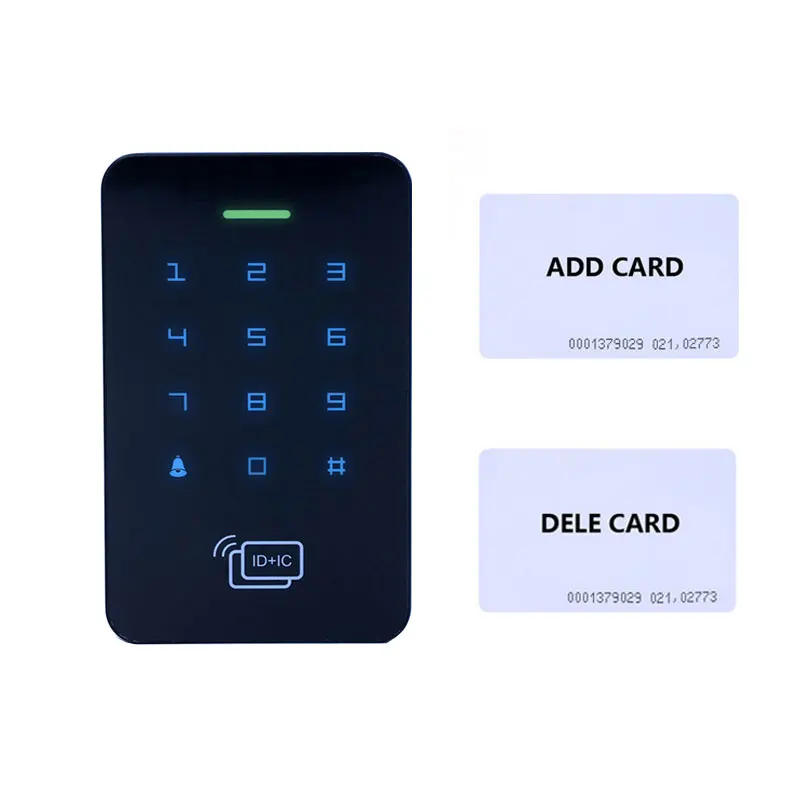 Outdoor Single Access Control System Waterproof IP67 Double Frequency ID/IC Card Touch Keypad 10000 User 2pcs Mother Card
Outdoor Single Access Control System Waterproof IP67 Double Frequency ID/IC Card Touch Keypad 10000 User 2pcs Mother Card