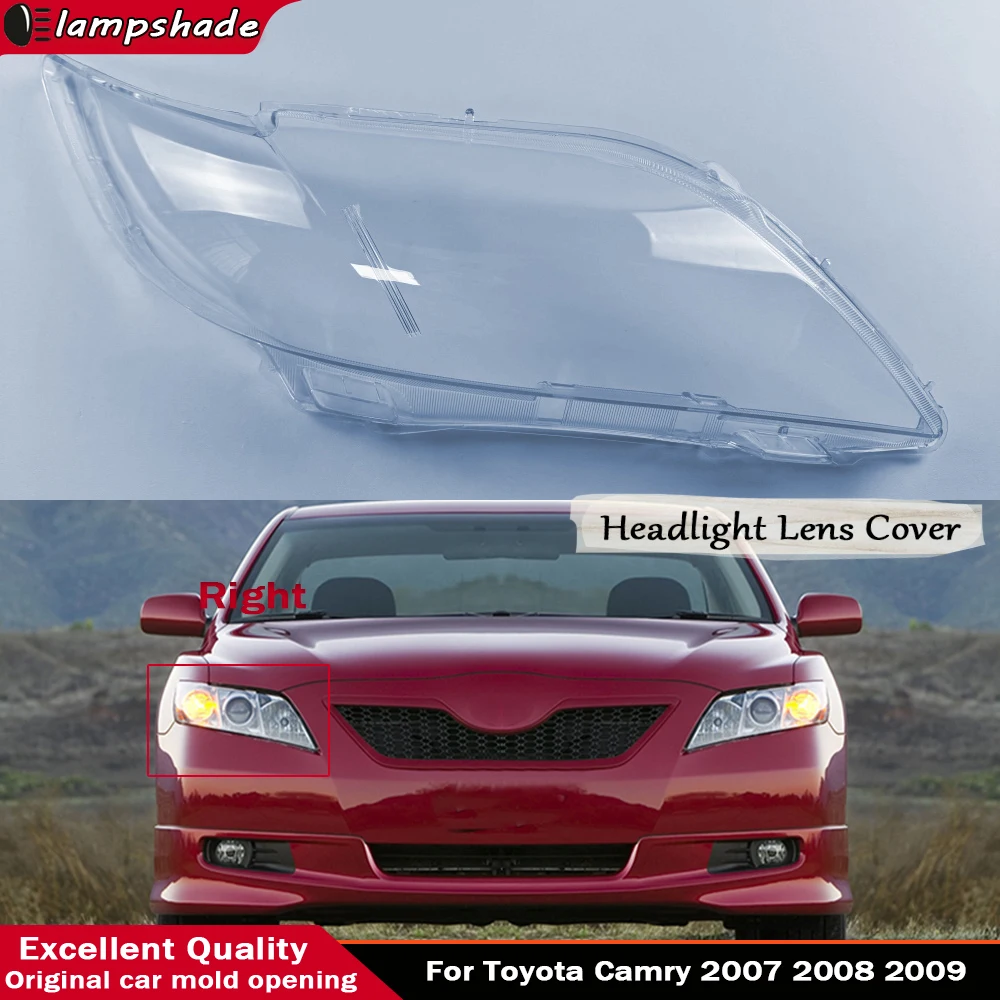 Car Front Headlight Cover Clear Light Glass Shell Head Mask Headlamp Transparent Lampshade Cover For Toyota Camry 2007 2008 2009
Car Front Headlight Cover Clear Light Glass Shell Head Mask Headlamp Transparent Lampshade Cover For Toyota Camry 2007 2008 2009