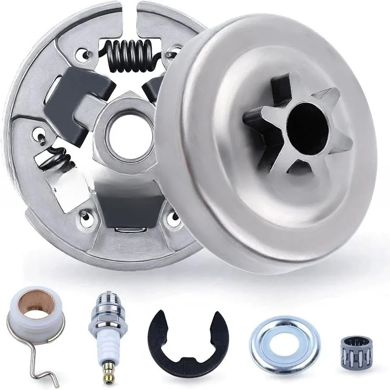 Clutch Drum 6 for Chainsaw Compatible with 3/8 Pitch Chain and Models 017 018 019 021 023 025 MS170 MS180 MS190
Clutch Drum 6 for Chainsaw Compatible with 3/8 Pitch Chain and Models 017 018 019 021 023 025 MS170 MS180 MS190