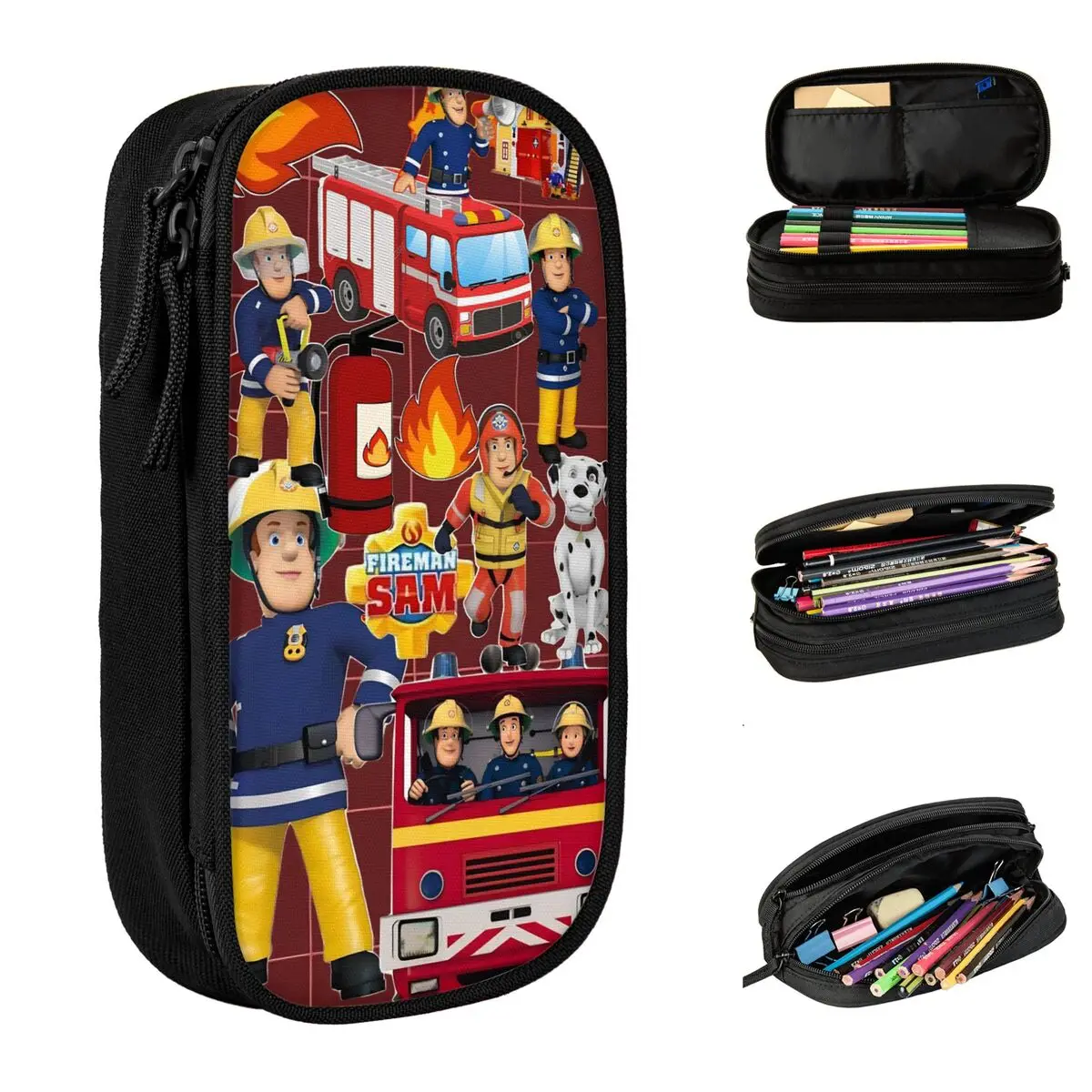 Fireman Sam Pencil Cases Lovely Firefighters Cartoon Pen Holder Bag for Student Large Students School Cosmetic Pencilcases
Fireman Sam Pencil Cases Lovely Firefighters Cartoon Pen Holder Bag for Student Large Students School Cosmetic Pencilcases