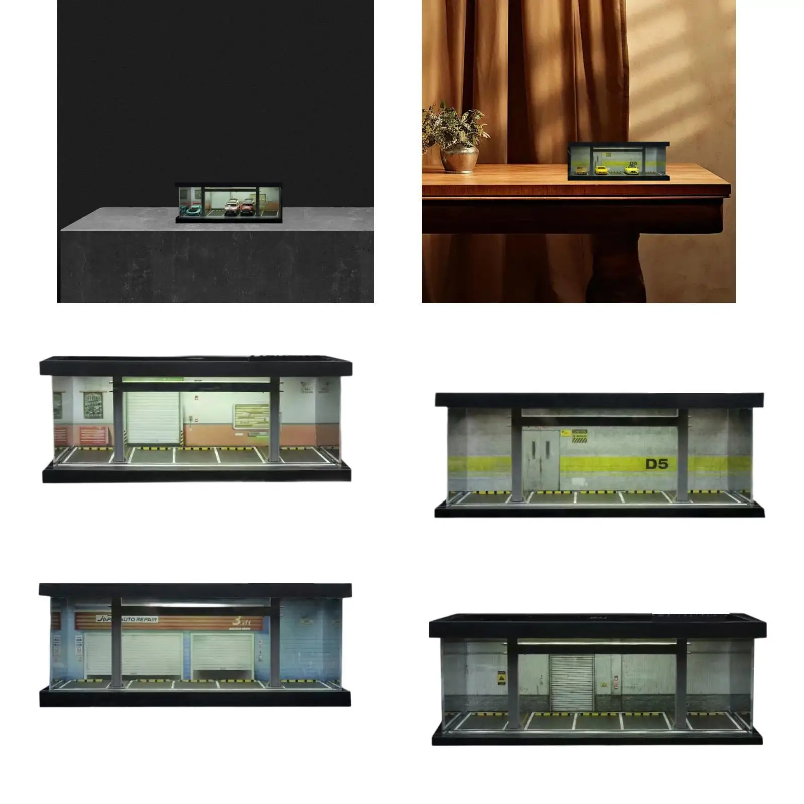 1/64 Scale Garage Display Case Dustproof Multipurpose Scenery Diorama Parking 
1/64 Scale Garage Display Case Dustproof Multipurpose Scenery Diorama Parking