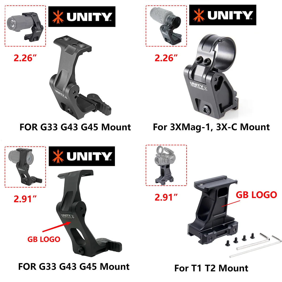 UNITY Tactical FTC OMNI 2.26 2.91 Mount For EOTECH G33 G43 G45 VORTEX VMX-3T V3XM V6XM TRIJICON 3X AIMPOINT T1 T2 Mount
UNITY Tactical FTC OMNI 2.26 2.91 Mount For EOTECH G33 G43 G45 VORTEX VMX-3T V3XM V6XM TRIJICON 3X AIMPOINT T1 T2 Mount