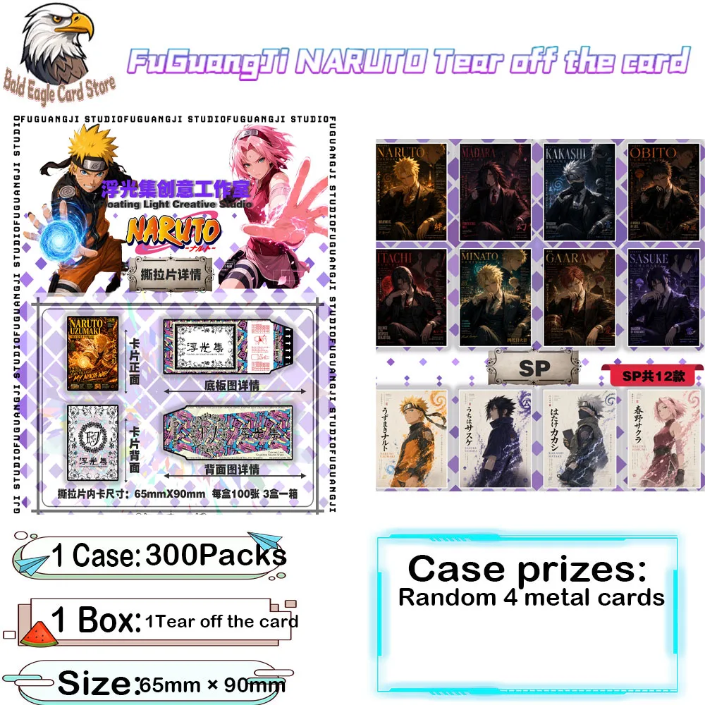 Wholesale 2026 New FuGuangJi Studio Naruto Cards Tear Off The Collection Card Printmaking Hinata New Year Gift
Wholesale 2026 New FuGuangJi Studio Naruto Cards Tear Off The Collection Card Printmaking Hinata New Year Gift