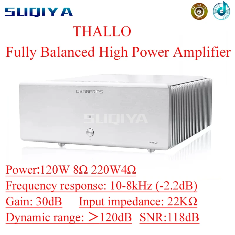 SUQIYA-THALLO Fully Balanced High Power Post-stage High-end Power Amplifier Class AB Fully Discrete Power Amplifier
SUQIYA-THALLO Fully Balanced High Power Post-stage High-end Power Amplifier Class AB Fully Discrete Power Amplifier