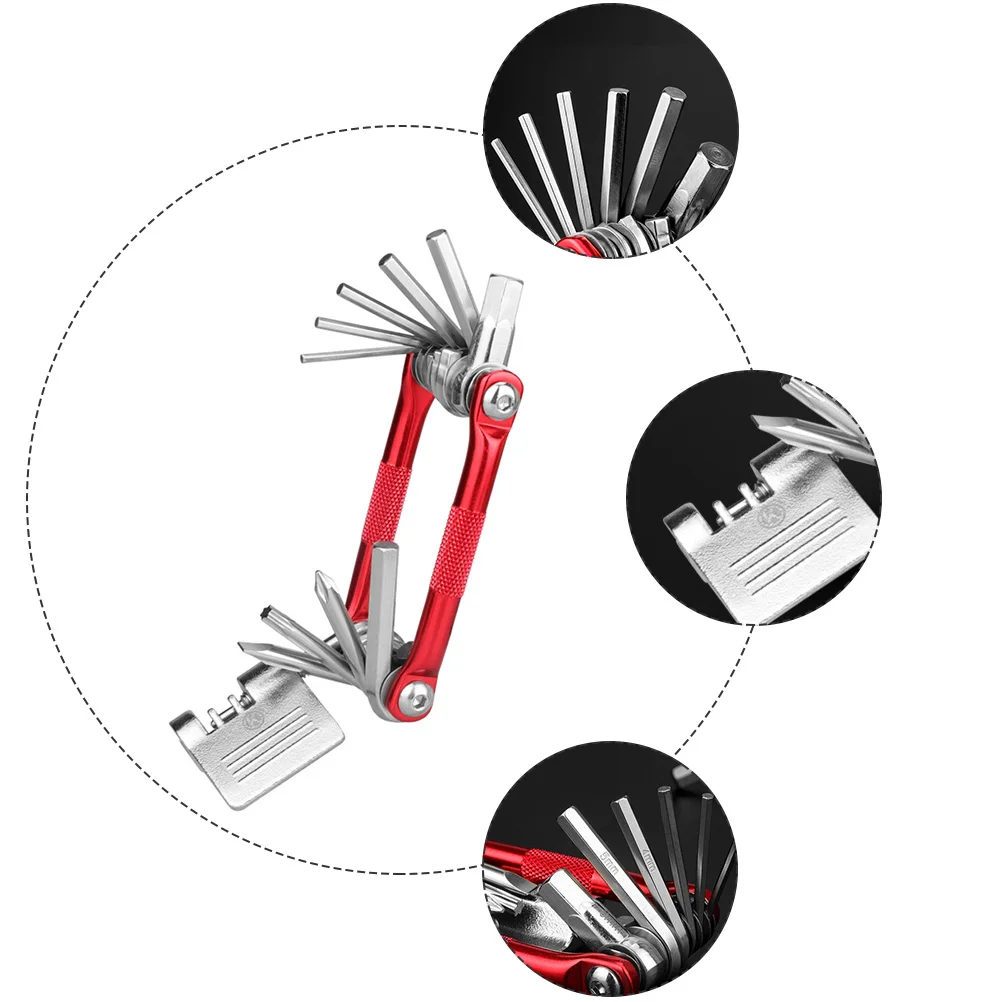 Bicycle Tools Foldable Multi-function Bike Repair Kit Durable Chain Tool Suitable Mountain Road Folding Bikes Maintenance
Bicycle Tools Foldable Multi-function Bike Repair Kit Durable Chain Tool Suitable Mountain Road Folding Bikes Maintenance