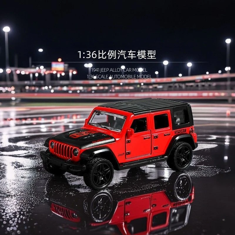 1:36 1941 Wrangler Off road Vehicle Model Alloy Children's Toy Car Boy Birthday Gift Boy Simulation
1:36 1941 Wrangler Off road Vehicle Model Alloy Children's Toy Car Boy Birthday Gift Boy Simulation