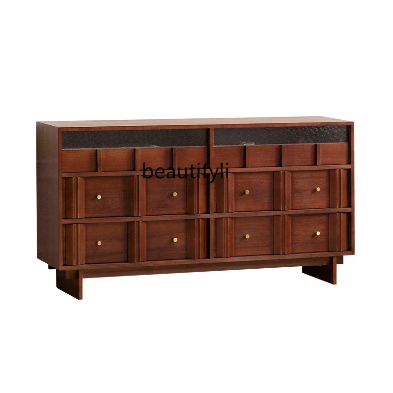 Mid-Ancient Solid Wood Dining Living Room Storage Nordic Bedroom Storage Cabinet Sofa Side Cabinet
Mid-Ancient Solid Wood Dining Living Room Storage Nordic Bedroom Storage Cabinet Sofa Side Cabinet