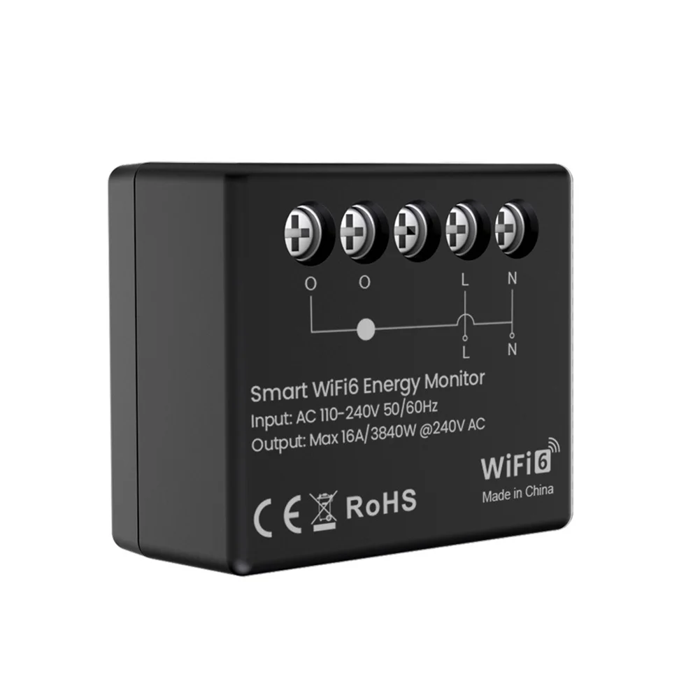 Измеритель мощности с поддержкой Wi-Fi, мониторинг использования энергии в реальном времени и голосовым управлением, поддержка Alexa и Google Assistant
Измеритель мощности с поддержкой Wi-Fi, мониторинг использования энергии в реальном времени и голосовым управлением, поддержка Alexa и Google Assistant