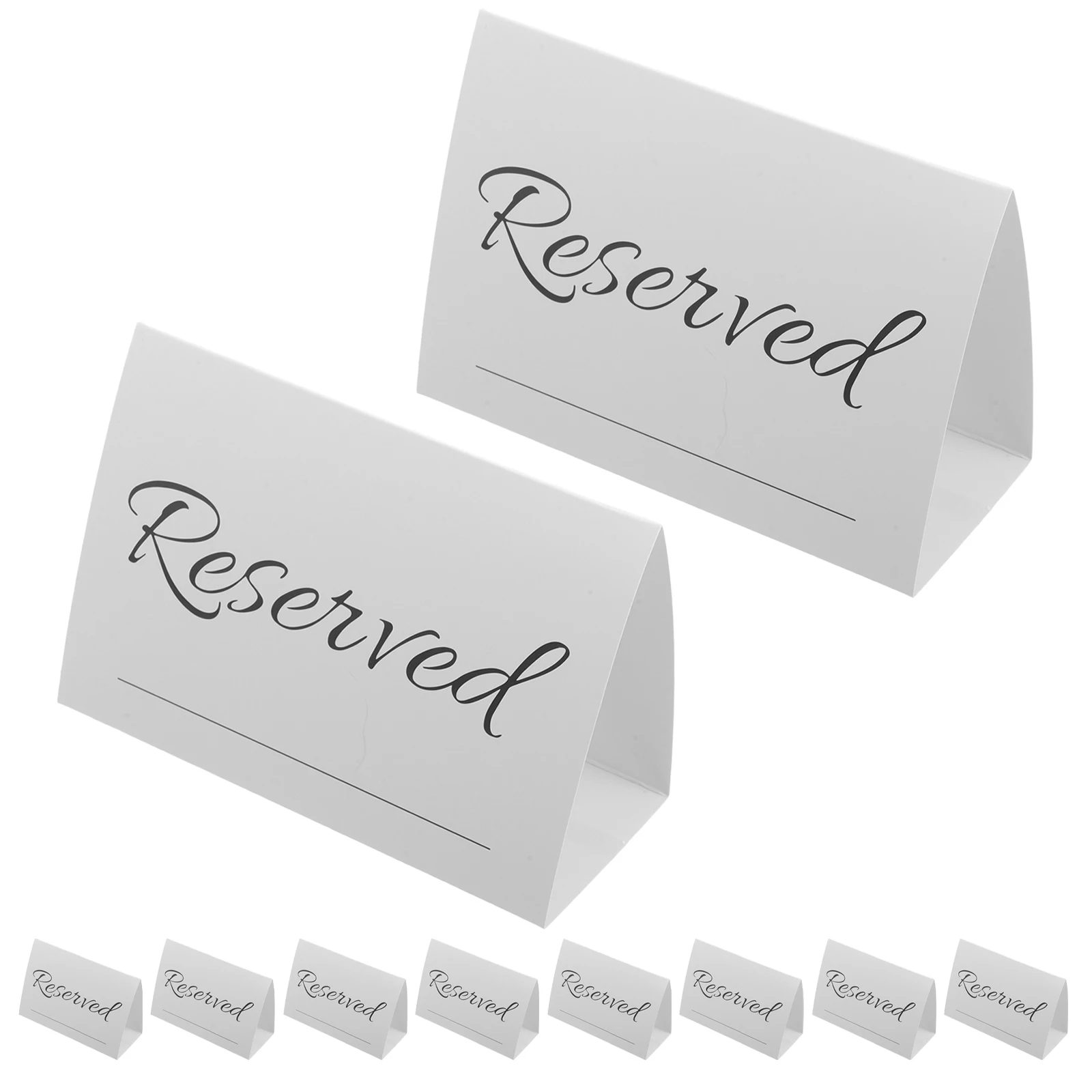 20Pcs Wedding Place Cards White Minimalist Reserved Seating Signs Standup Table Tent Card for Banquets Restaurants
20Pcs Wedding Place Cards White Minimalist Reserved Seating Signs Standup Table Tent Card for Banquets Restaurants
