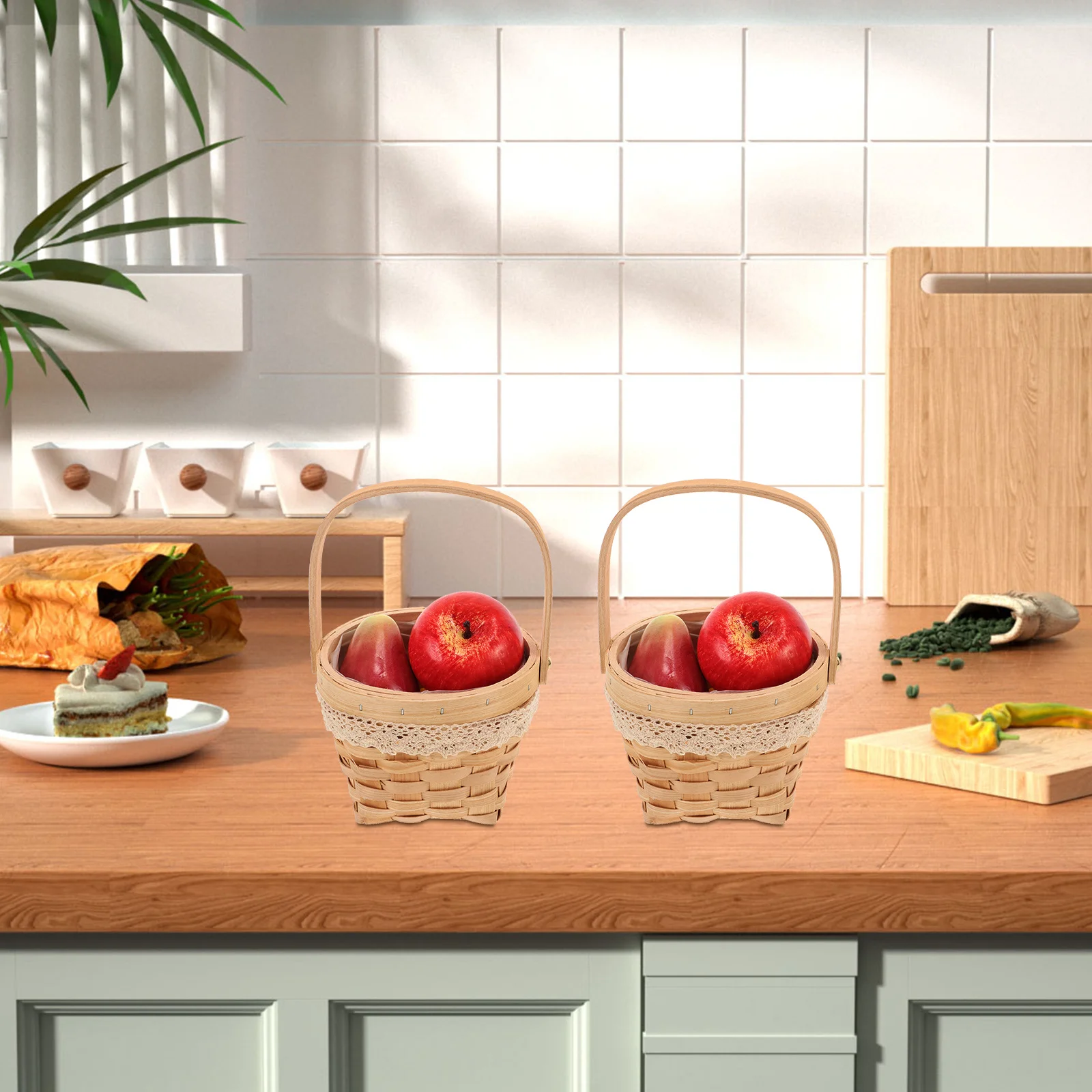 2pcs Handheld Flower Rattan Woven Storage Basket For Home Decor Small Basket With Handle Gift Flower Arrangement Photo Prop
2pcs Handheld Flower Rattan Woven Storage Basket For Home Decor Small Basket With Handle Gift Flower Arrangement Photo Prop