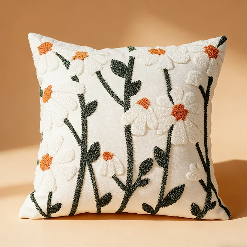 New 2026 Soft Cushion Cover Floral Embroidery Pillow Case Square Throw Pillow Case Home Decor
New 2026 Soft Cushion Cover Floral Embroidery Pillow Case Square Throw Pillow Case Home Decor