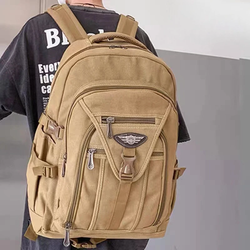 Large Capacity Waterproof Canvas Backpack Outdoor Camping Backpack Trekking Travel Climbing Bag Rucksack Men Hiking Bag
Large Capacity Waterproof Canvas Backpack Outdoor Camping Backpack Trekking Travel Climbing Bag Rucksack Men Hiking Bag