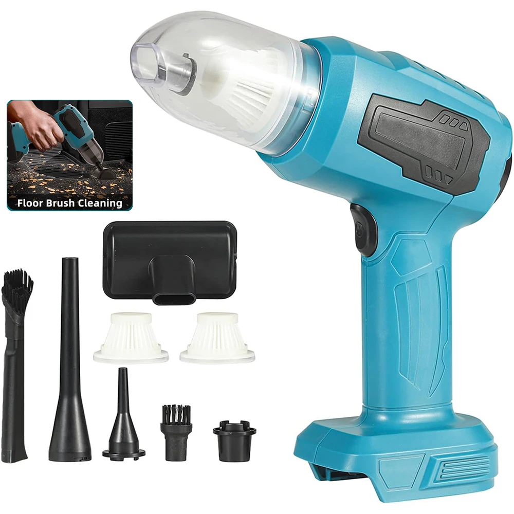 Cordless Air Duster Electric Air Blower for Makita 18V Battery Portable Car Vacuum Cleaner with Brush Heads &Nozzle(NO Battery)
Cordless Air Duster Electric Air Blower for Makita 18V Battery Portable Car Vacuum Cleaner with Brush Heads &Nozzle(NO Battery)