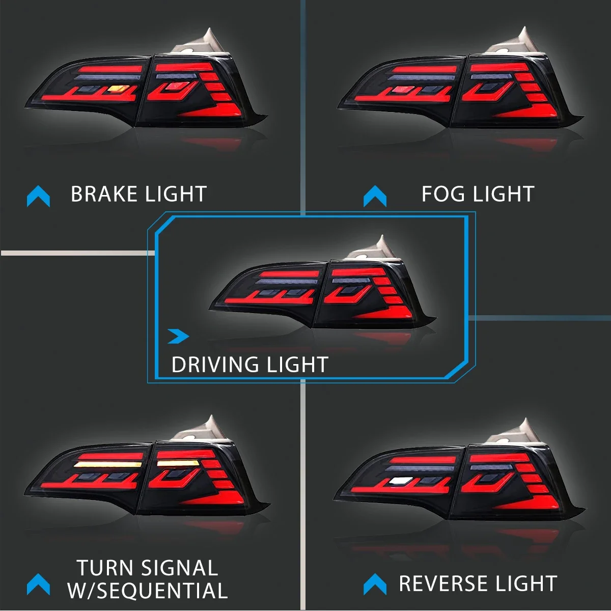 Автомобильные светодиодные фонари Задние фонари для Tesla Model 3/Y 2018 2019 2020 2021, задний фонарь в сборе DRL, последовательный динамический указатель поворота
Автомобильные светодиодные фонари Задние фонари для Tesla Model 3/Y 2018 2019 2020 2021, задний фонарь в сборе DRL, последовательный динамический указатель поворота